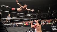 The first time that the two squared off in a wrestling ring